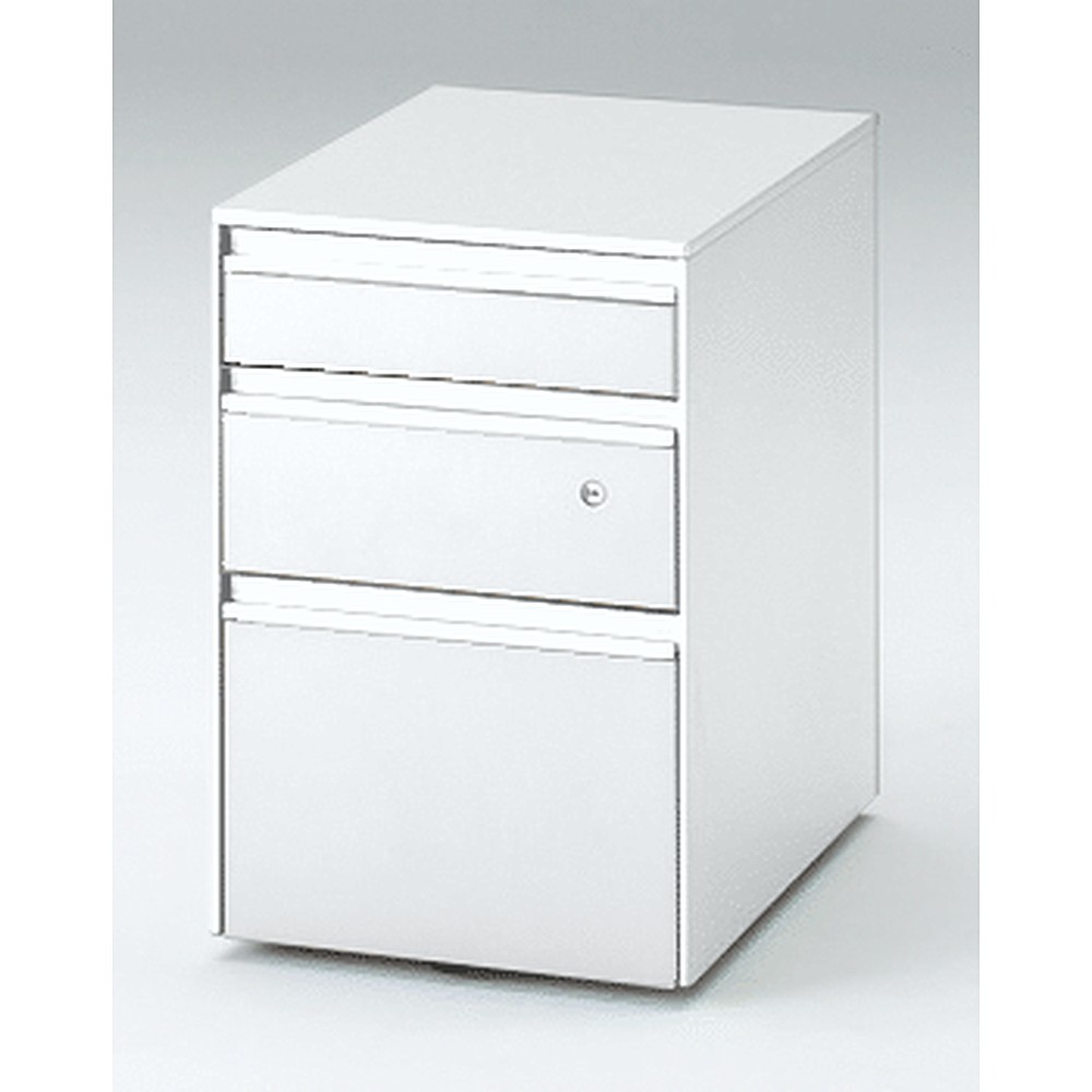 IncLude 3段ワゴンD593 JF-046MACB-W9｜オフィスデスク｜イトーキ公式