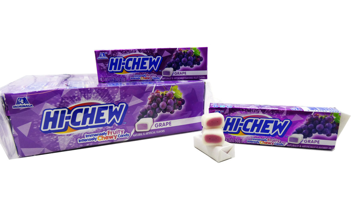 Hi-Chew Grape 1.76oz Bar or 15 Count Box — b.a. Sweetie Candy Store