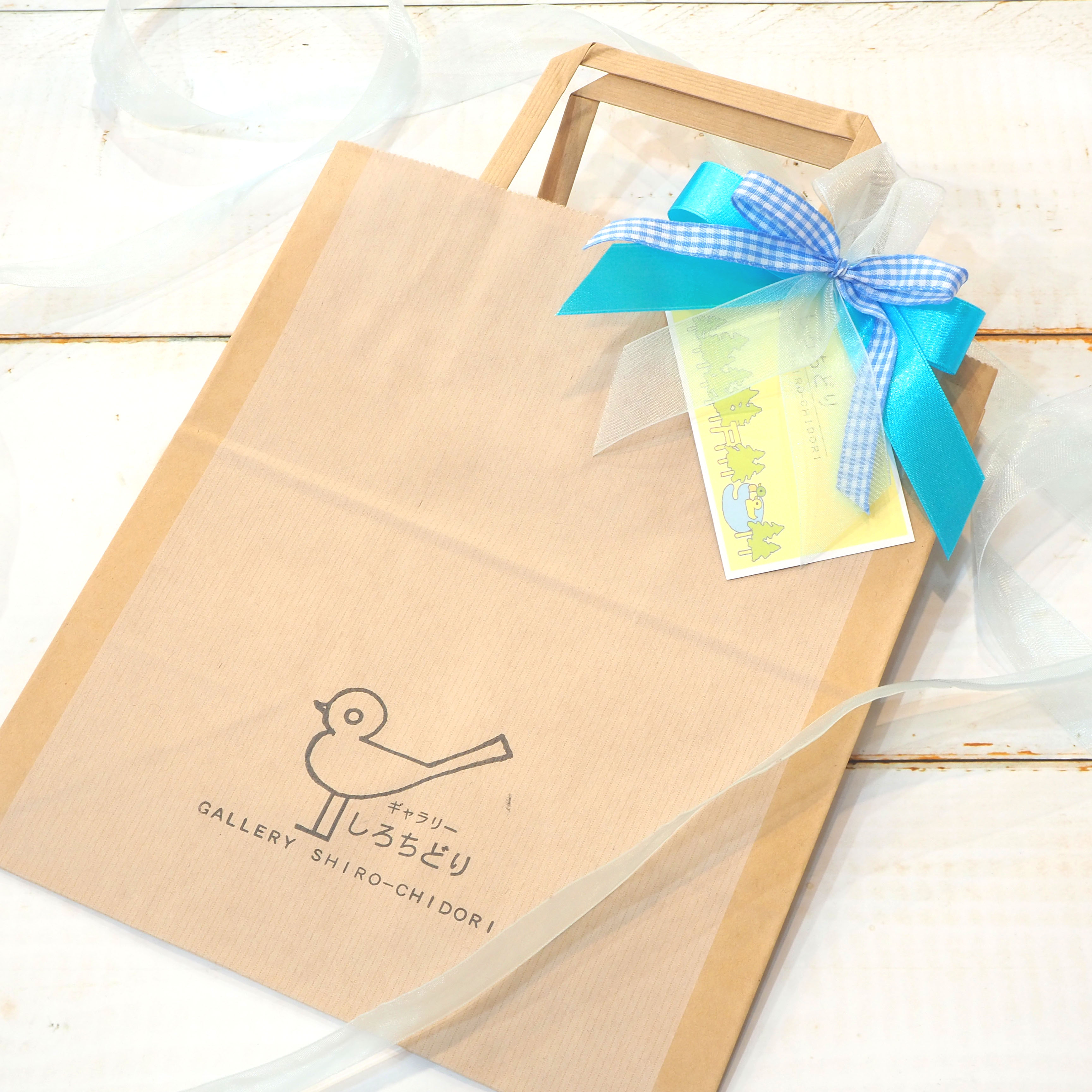 ギャラリーしろちどり / しろちどりタグ付き紙袋