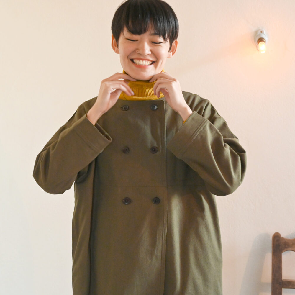 OCツイルノーカラーコート - 【シサム工房 公式OnlineStore】FAIR