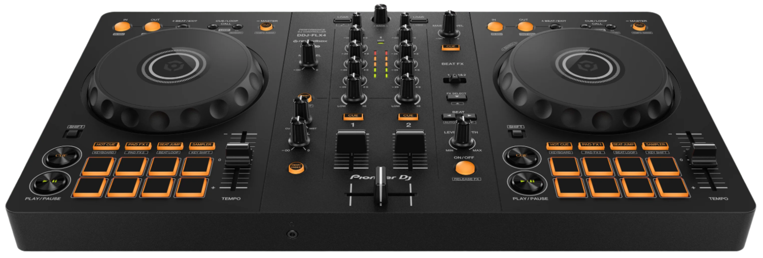 Pioneer DJ DDJ-FLX4 2-Channel DJ Controller for Rekordbox and