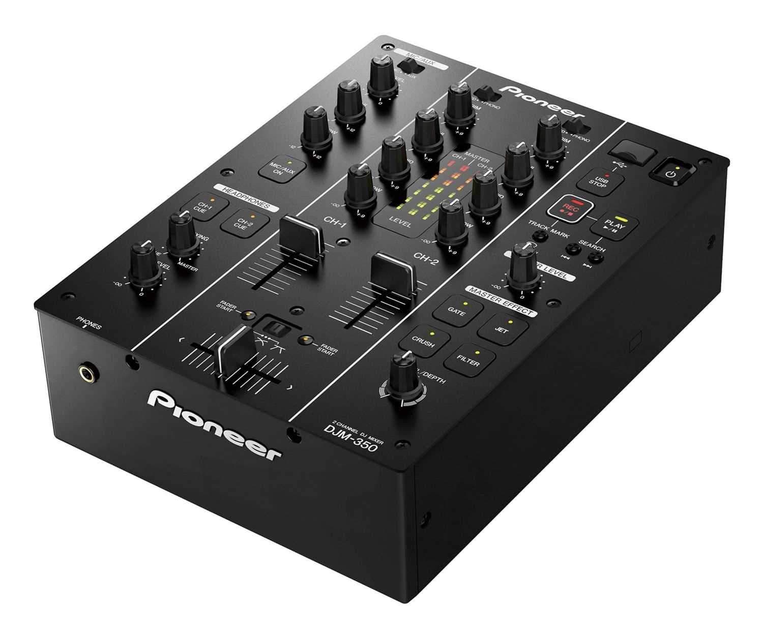 Pioneer DJ DJM-350 2-Channel DJ Mixer