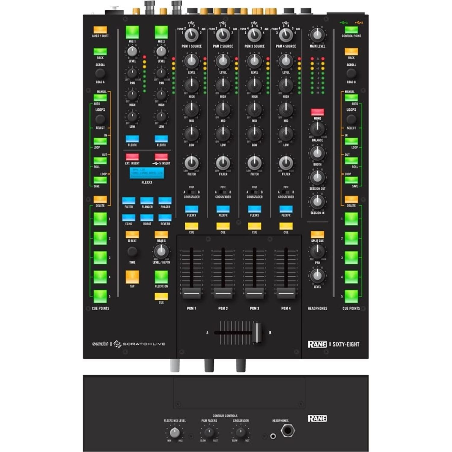 RANE SIXTY-EIGHT Serato DJ USB 4 Channel Mixer