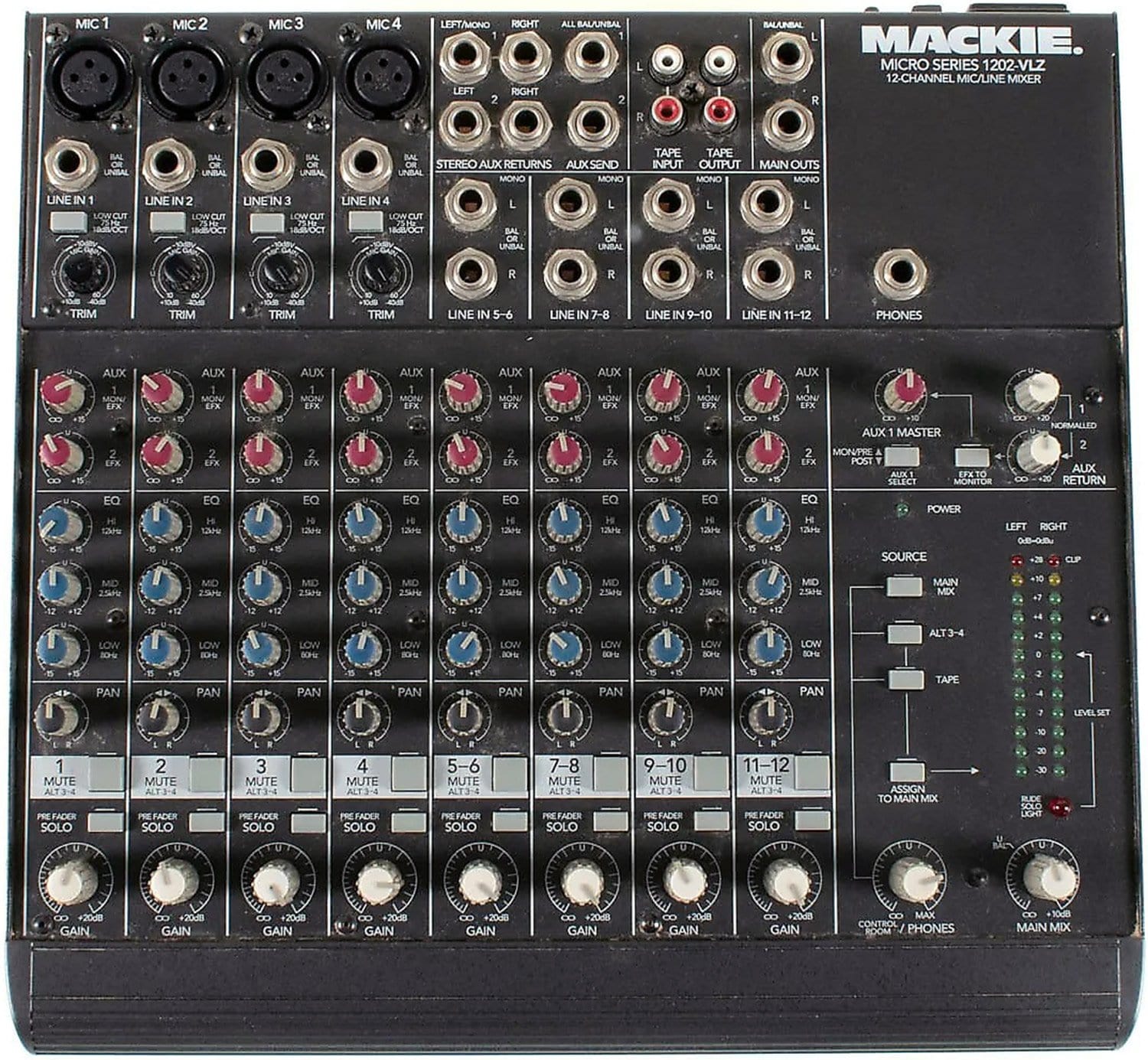 Mackie 1202VLZ 12-Channel Compact Audio Mixer