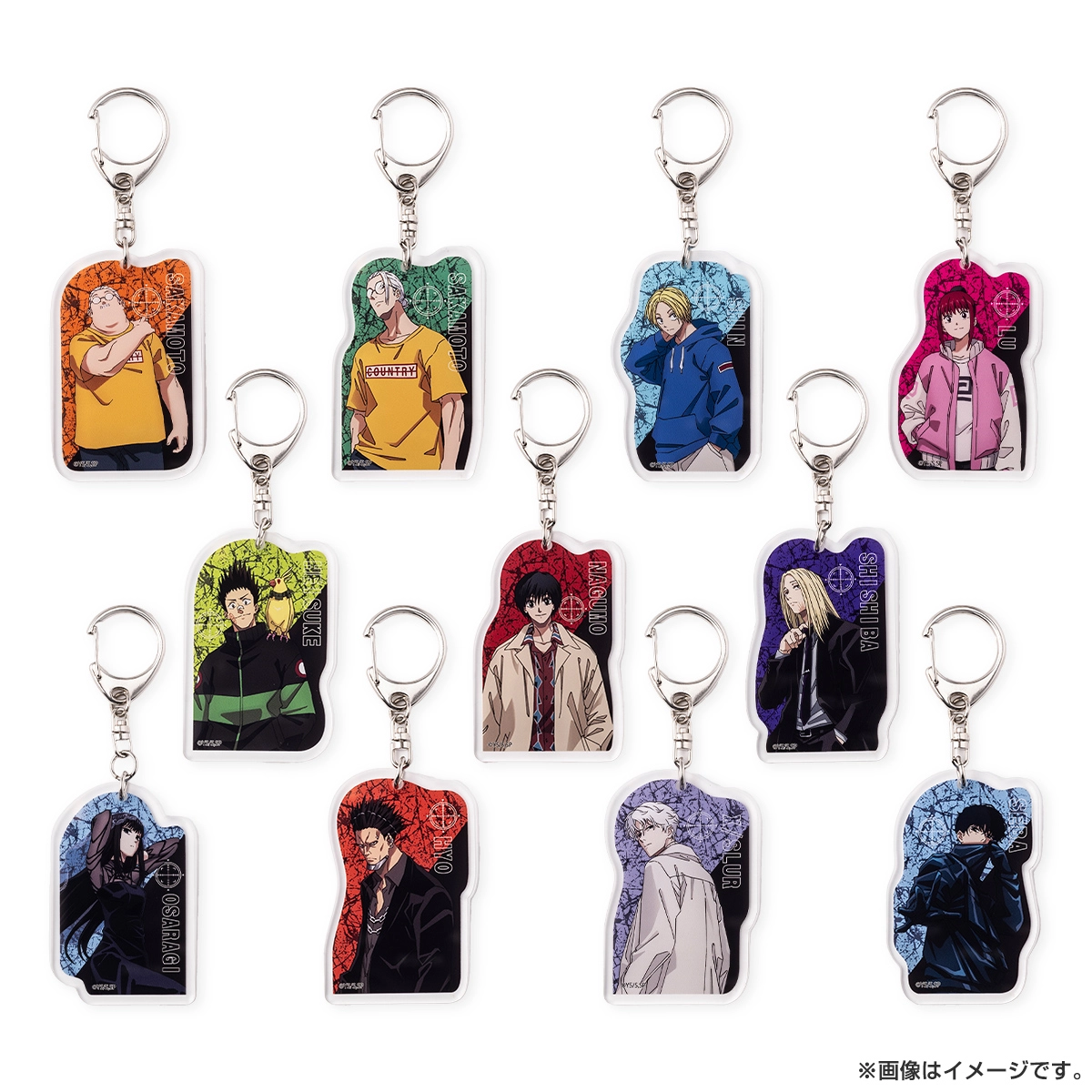 SAKAMOTO DAYS トレーディングアクリルキーホルダー