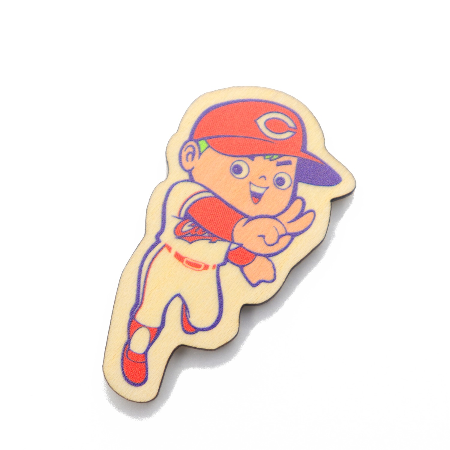 カープ坊やマグネット（Vサイン） - ひろしまブランドショップTAU