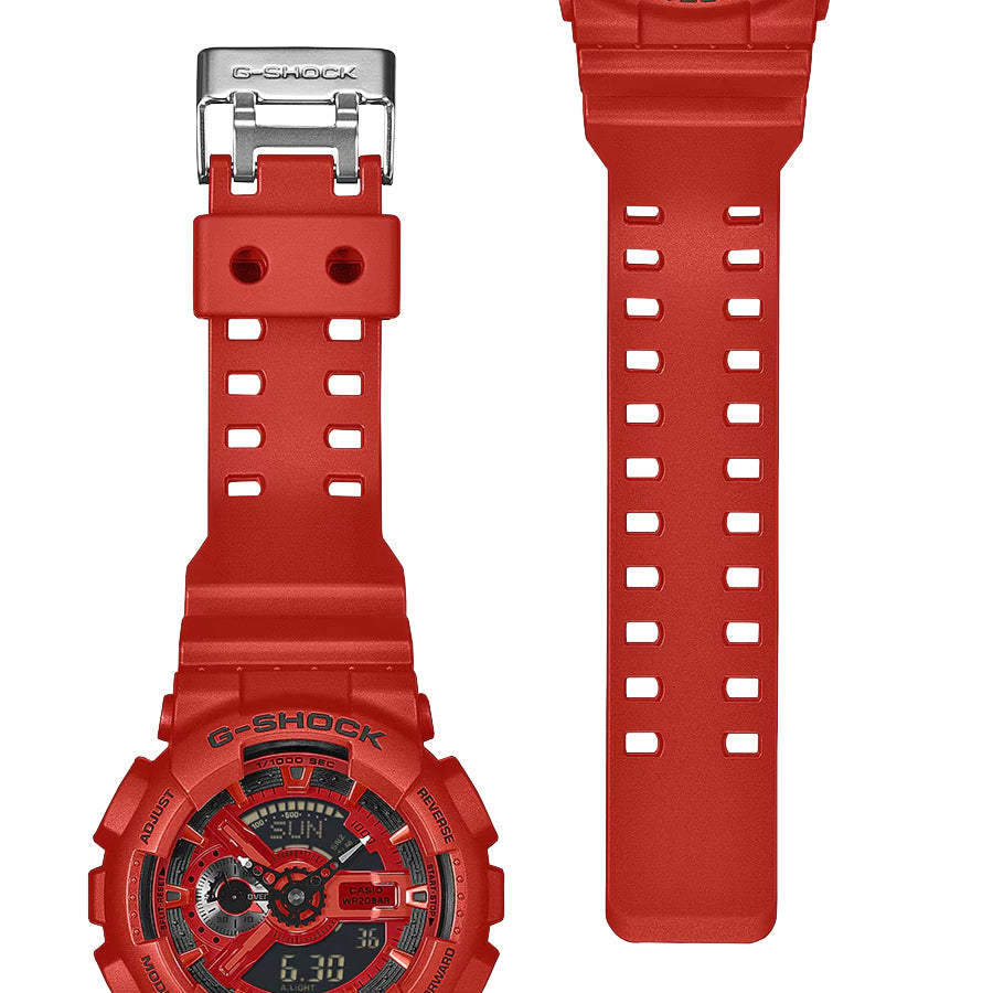 G-SHOCK アイコニック スタイルズ レッド ブラックアクセント GA