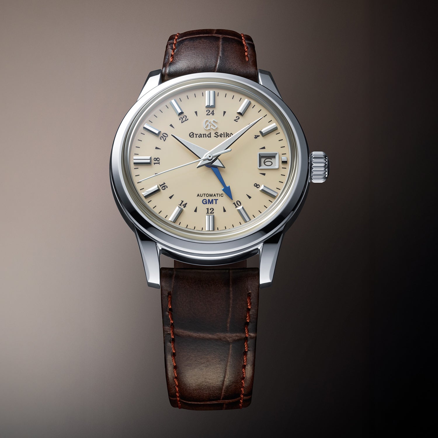 グランドセイコー メカニカル 9S GMT メンズ SBGM221 アイボリー 革