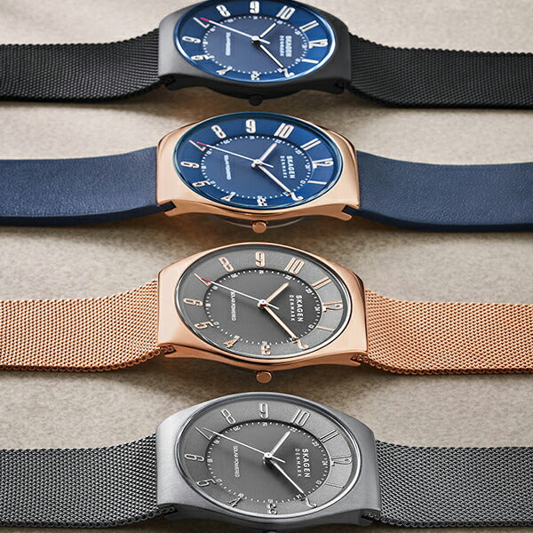 スカーゲン グレーネン SKW6836 メンズ ソーラー アナログ メッシュ