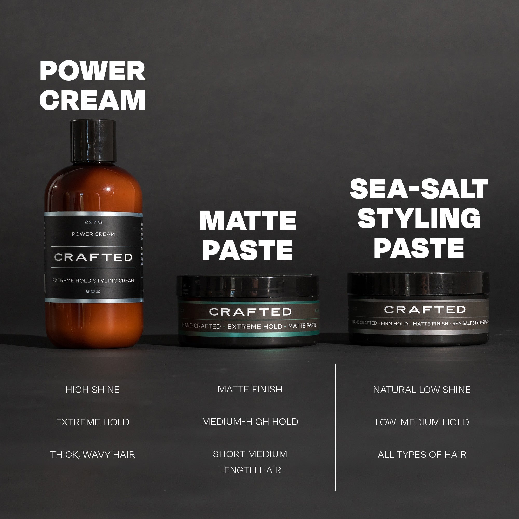 CRAFTED Power Cream | TheSalonGuy Extreme Hold Cream