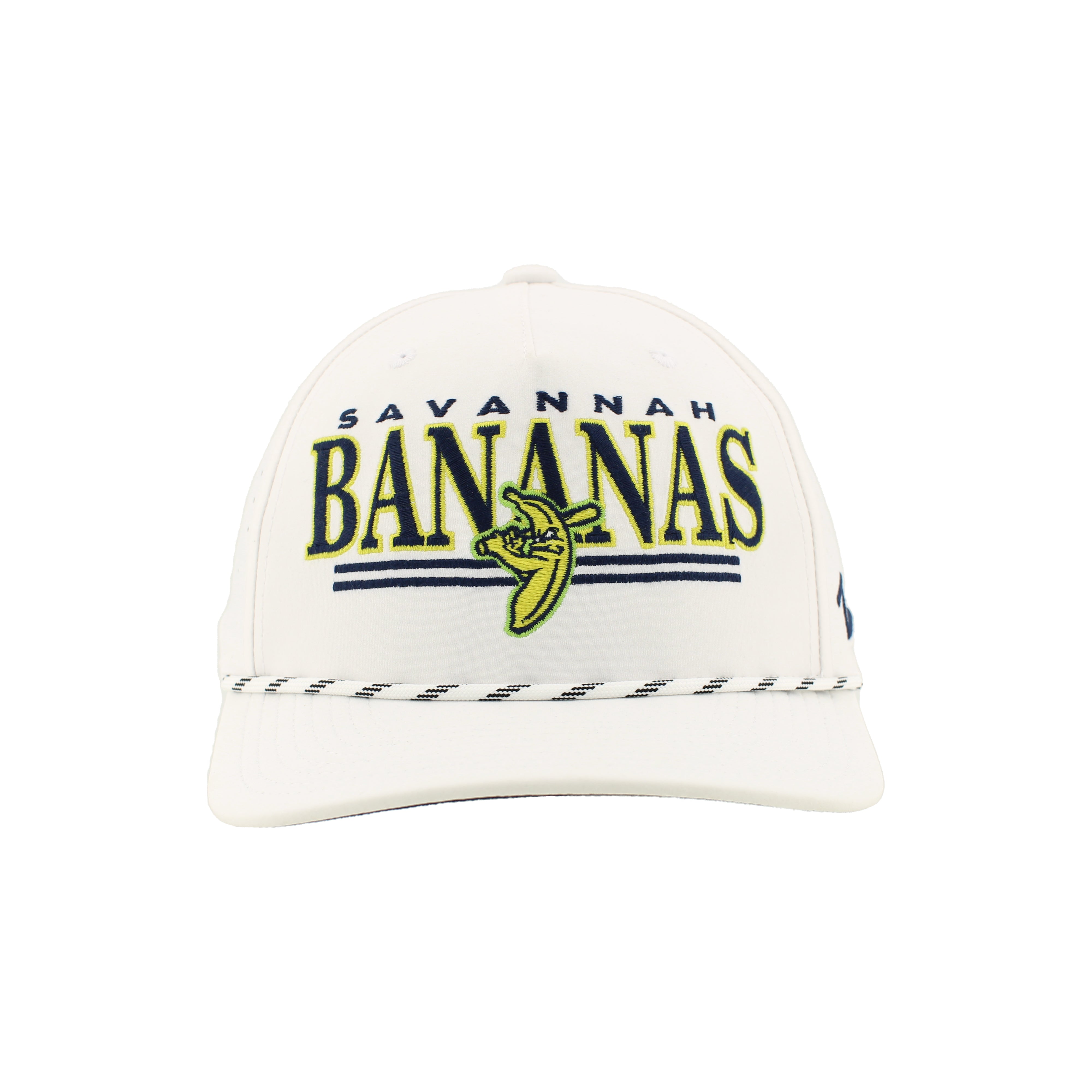 Bananas Zephyr Birdie Adjustable Rope Hat - White – Banana Ball