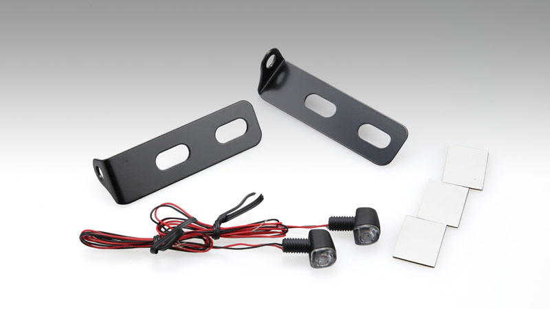 ウインカーランプNano & ナンバーサイドマウントステーSET - キジマ