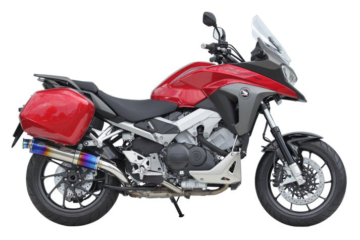 VFR800F 14-17/VFR800X 15-16 スリップオン チタンファイヤー