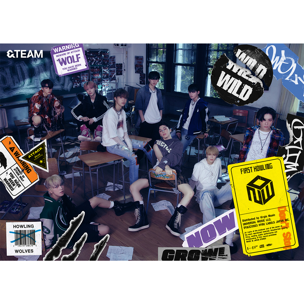 &TEAM - &TEAM - First Howling: NOW Limited Edition A CD + Book