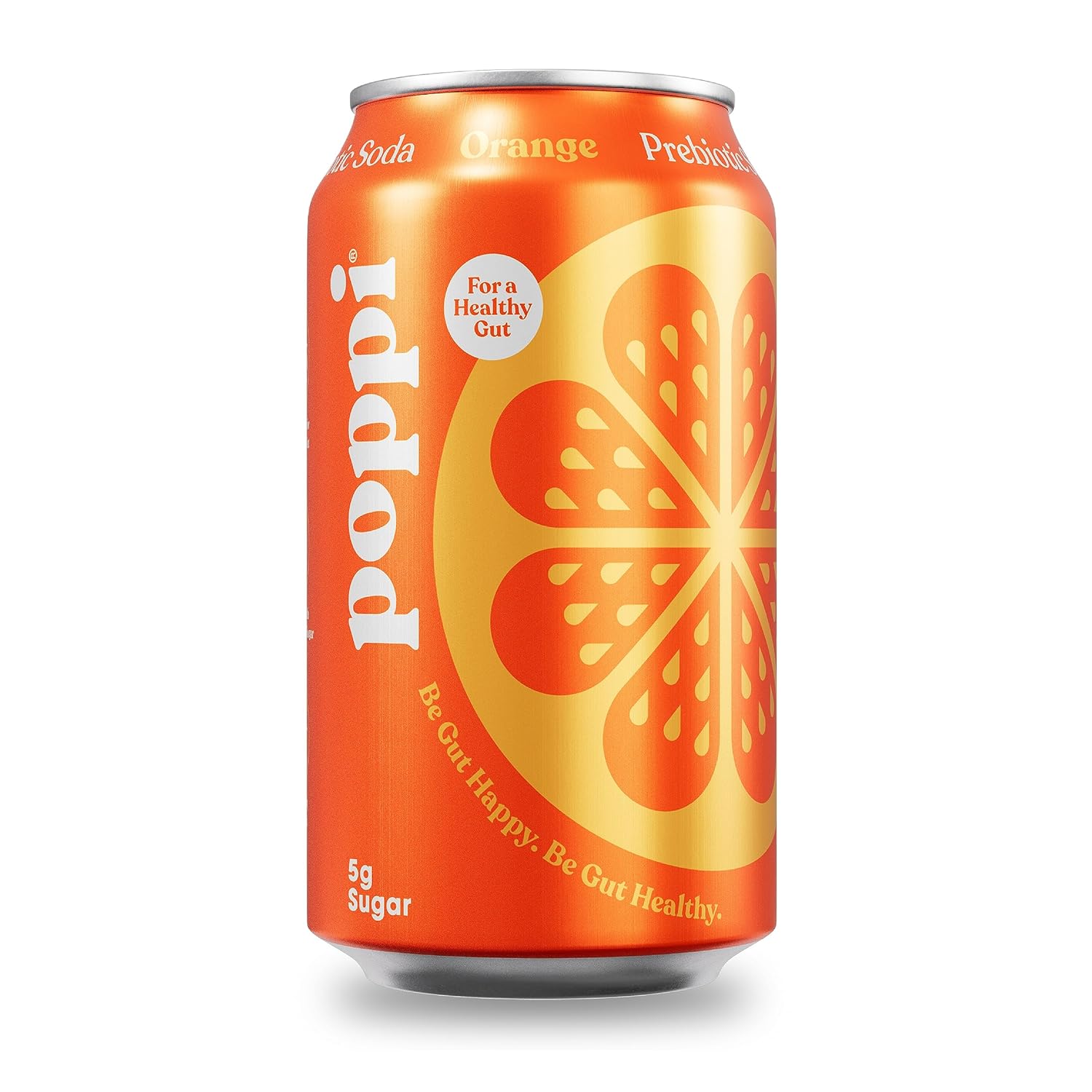 Poppi Orange Prebiotic Soda 12/12oz Cans - POPO