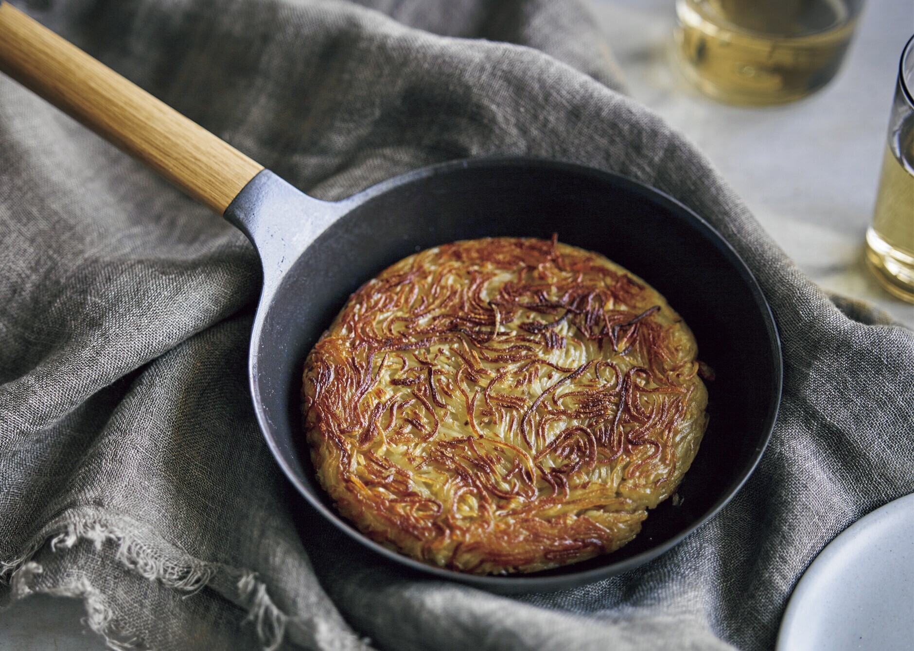 フライパン 20cm 【ガラスリッドセット】[オーク］ | バーミキュラ公式