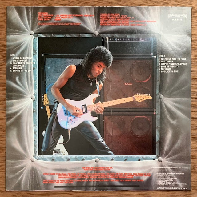 Tony MacAlpine - Edge Of Insanity – hair & music parlour FAM