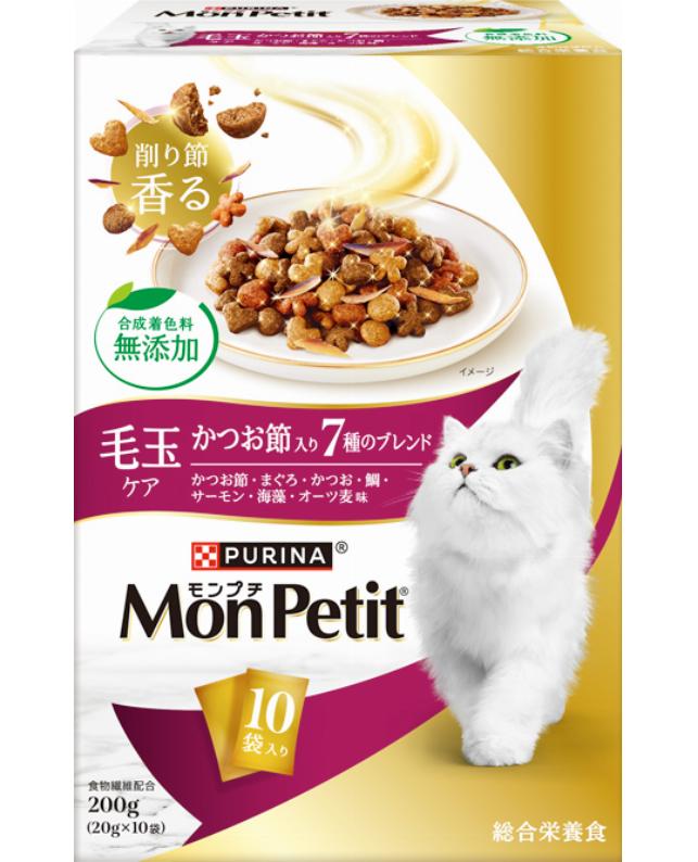 ネスレ日本 モンプチ ボックス 毛玉ケア かつお節入り7種のブレンド