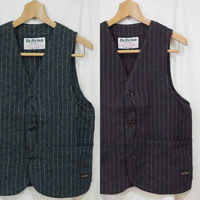 楽天市場】THE FLAT HEAD(フラットヘッド)ウォバッシュデニムベスト
