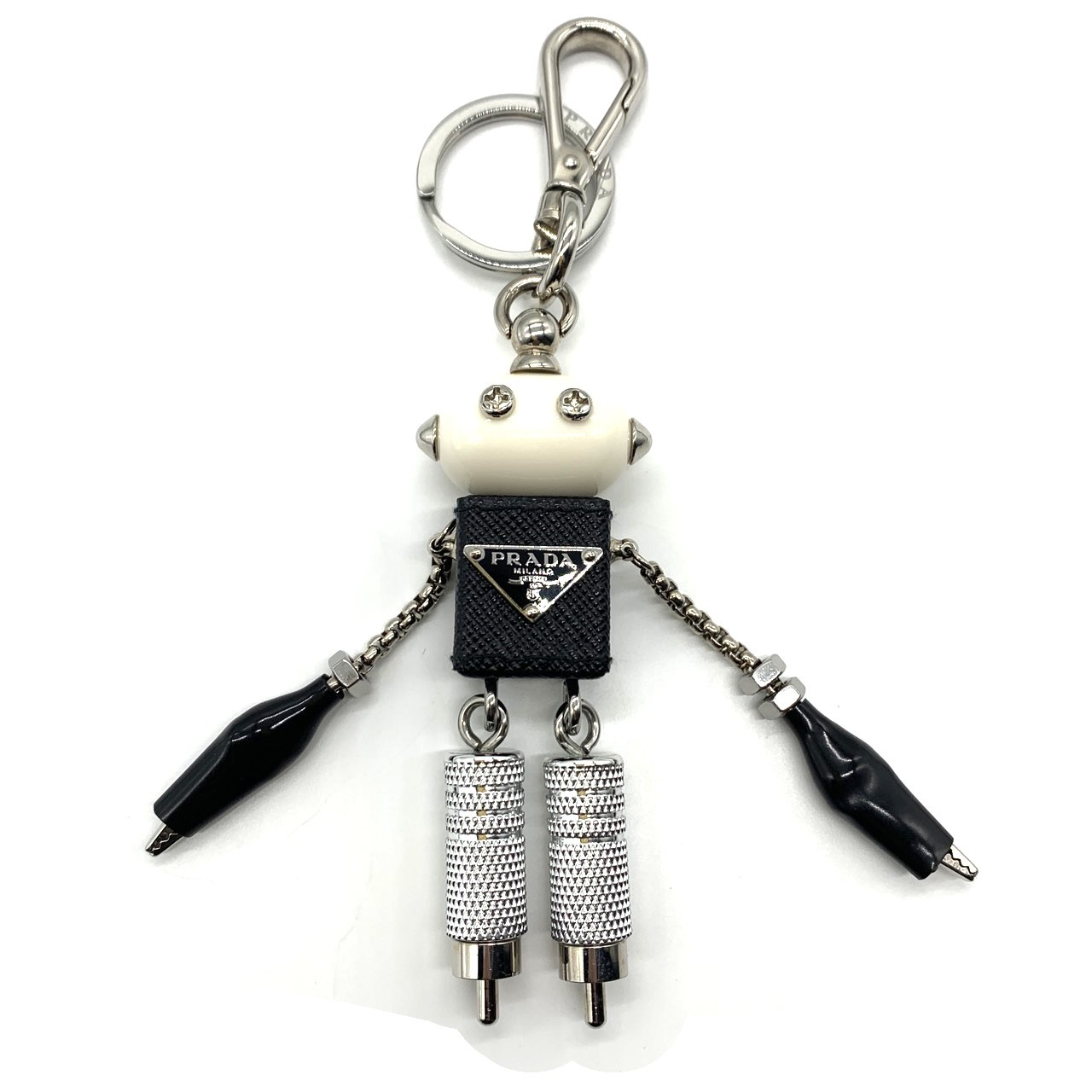 楽天市場】プラダ ロボット キーリング バッグチャーム サフィアーノ