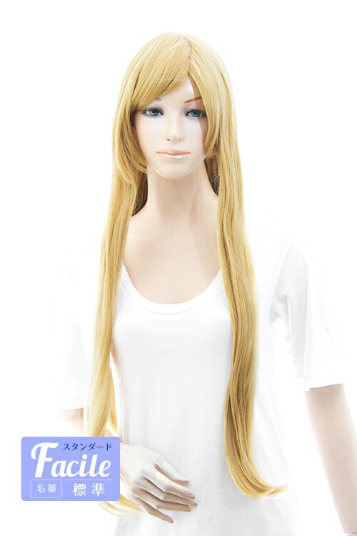 楽天市場】ロングストレート77cm【シャンパンゴールド】【ウィッグ