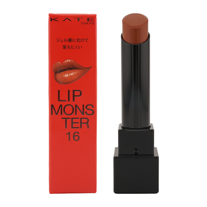 楽天市場】KATE ケイト リップモンスター 16 100億haの砂海 3g 口紅