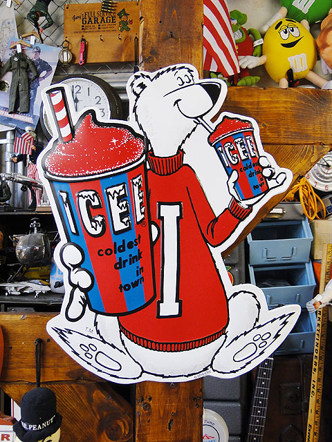 楽天市場】ICEE アイシーベアー＆フローズン エンボスティンサイン