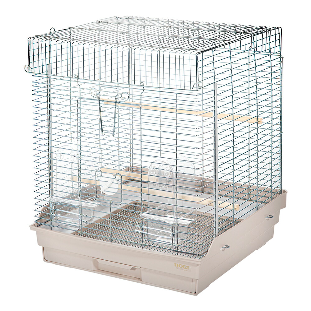 楽天市場】鳥かご HOEI 465オカメステンレス ホワイト （46