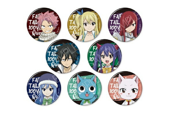 楽天市場】フェアリーテイル 100年クエスト 公認 ランダム 缶バッジ 8