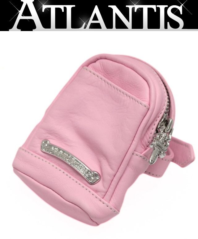 楽天市場】CHROME HEARTS クロムハーツ 巾着 レザーポーチ 革袋 保管袋