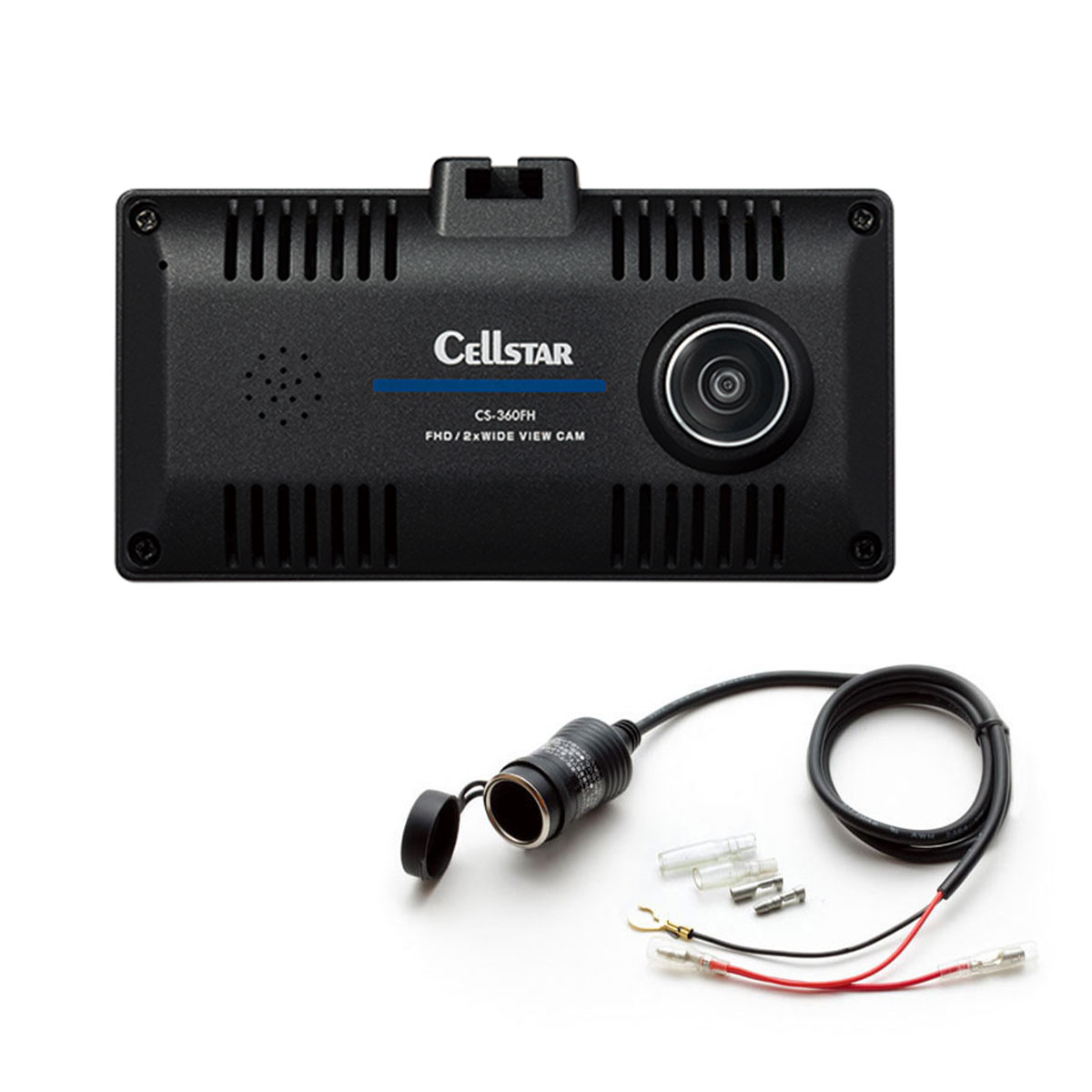 楽天市場】セルスター CS-360FH 360度ドライブレコーダー 2カメラ 前方