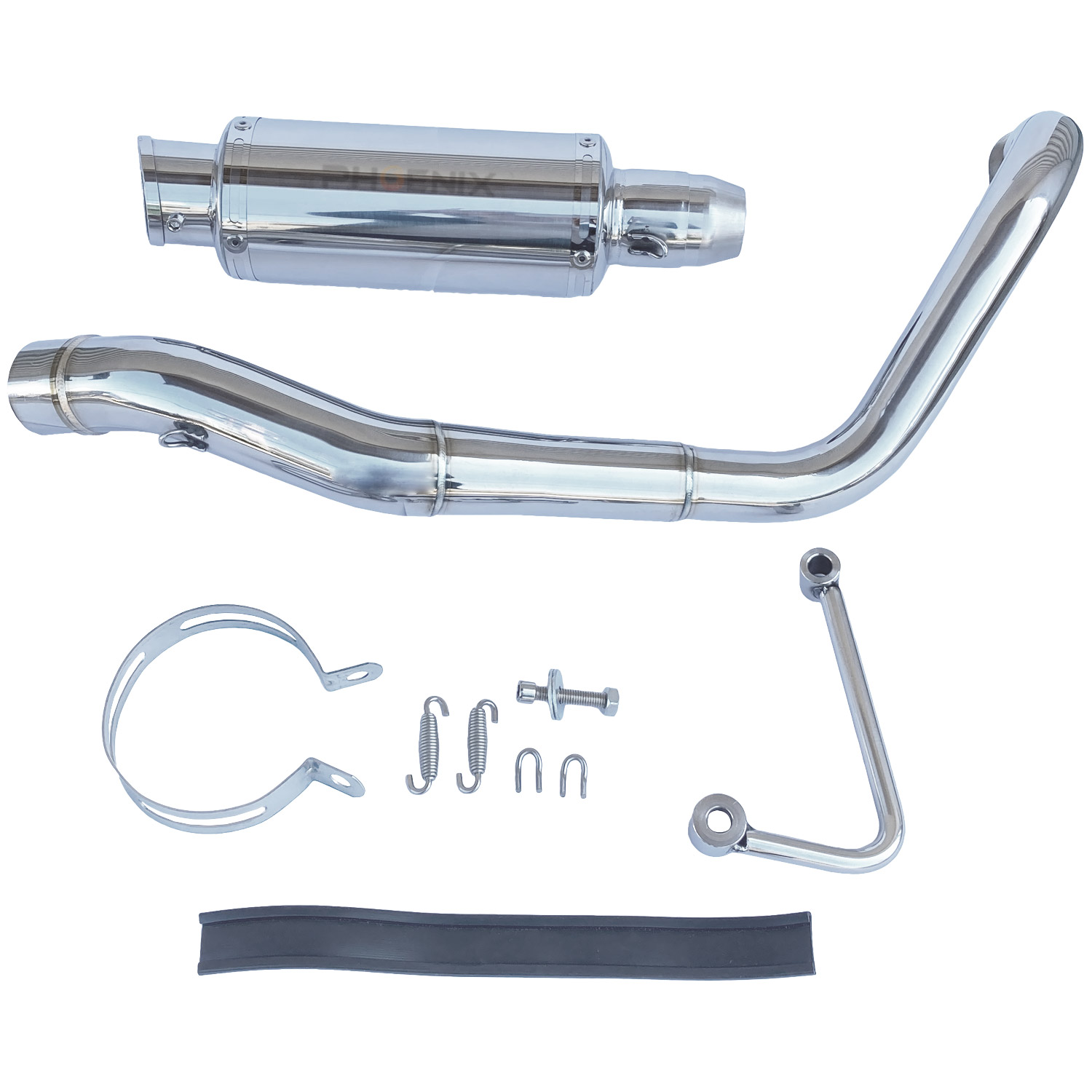 楽天市場】マフラー モンキー 50 125 150 ゴリラ DAX ステンレス 銀