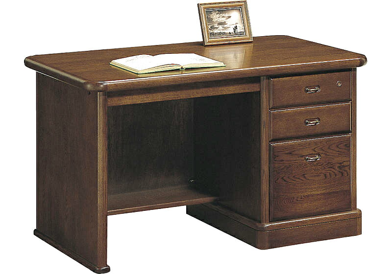 楽天市場】カリモク 書斎机 書斎デスク 片袖デスク 幅1228mm【SG4100MD