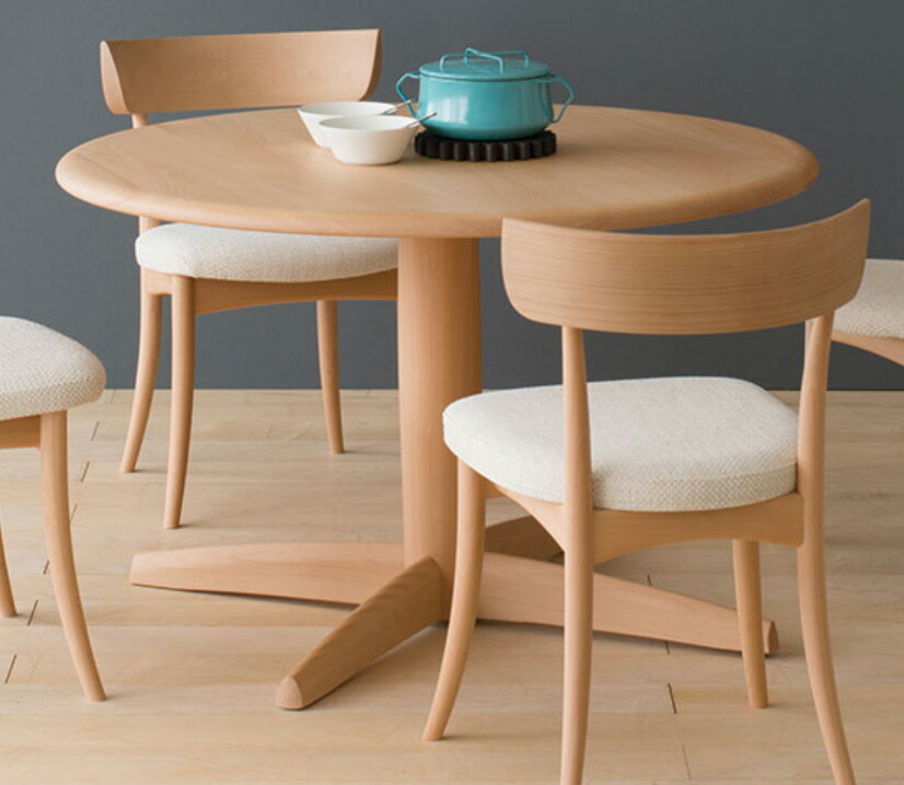 楽天市場】飛騨産業 HIDA 206B 侭 80cm円形ダイニングテーブル