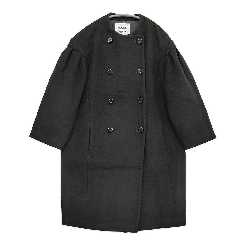 楽天市場】【MUVEIL】 フラワー刺繍コート MA224FC001 ミュベール Navy