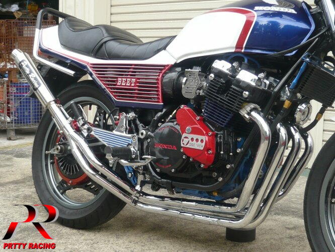 楽天市場】HONDA CBX400F 分割式 50.8π PRETTY ガニマタエンデュランス