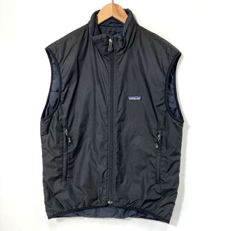 楽天市場】01年製 patagonia Puffball Vest 黒青 S 00s パタゴニア