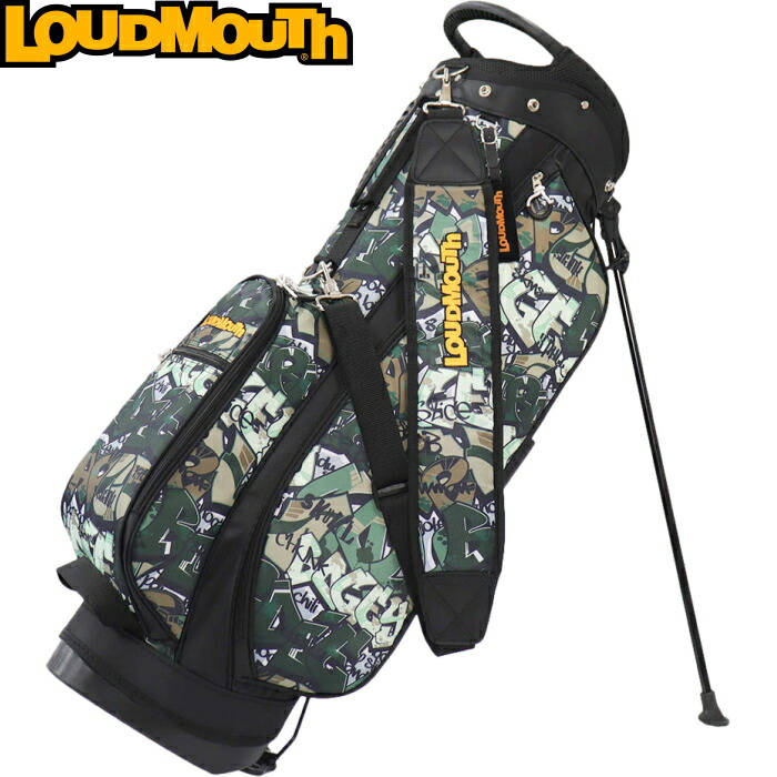 楽天市場】LOUDMOUTH ラウドマウス LM-CB0030 キャディバッグ Hunnids