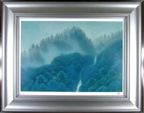 楽天市場】東山魁夷 潮声 海山十題 リトグラフ 1977年 生前作 東山