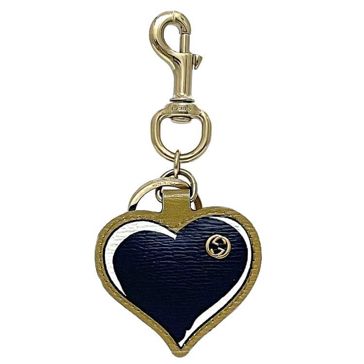 楽天市場】GUCCI グッチ キーリング＆キーホルダーエンボスロゴハート