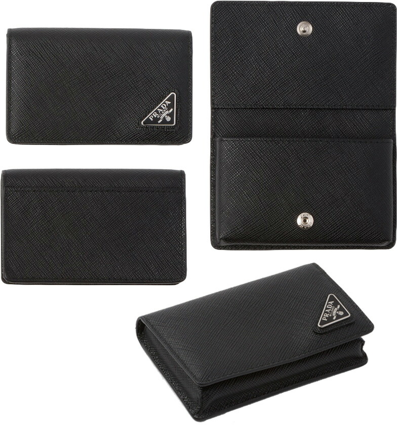 楽天市場】PRADA プラダ メンズ レディース名刺入れ フラップ付き
