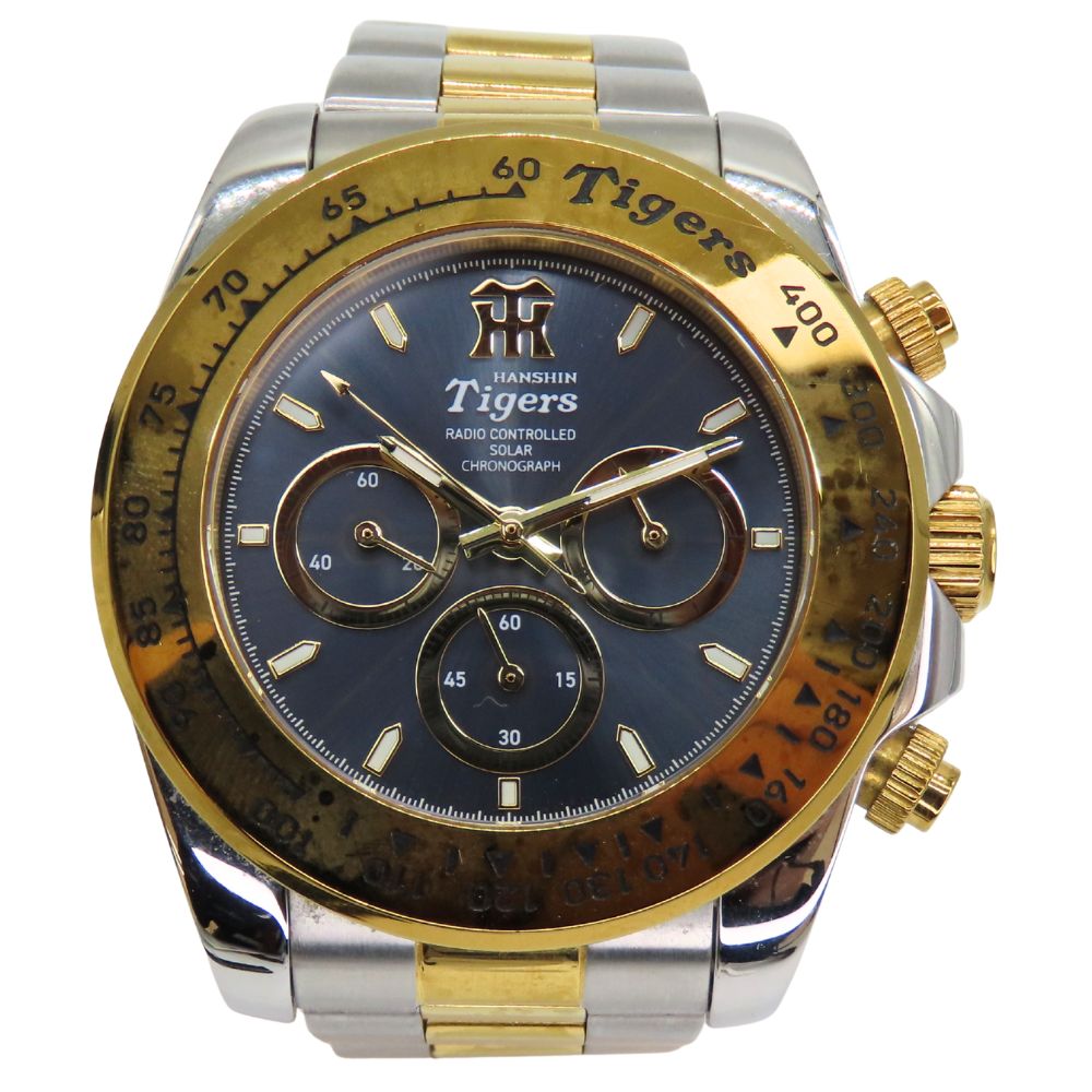 楽天市場】阪神タイガース 電波ソーラークロノグラフ【阪神タイガース