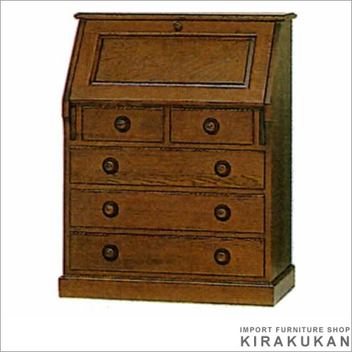 楽天市場】受注生産 北海道家具 クレア ライティングビューロー77B