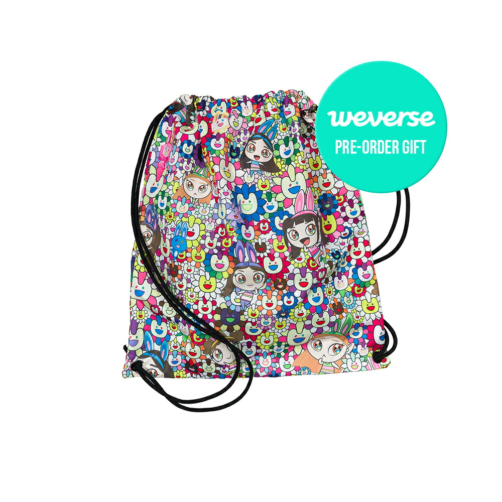 楽天市場】NewJeans - 「Supernatural」 NJ X MURAKAMI Drawstring Bag