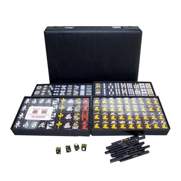 楽天市場】麻雀セット DX麻雀マット（69cm四方）と麻雀牌金龍