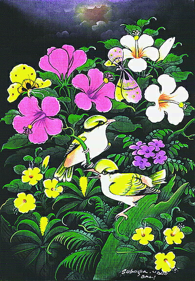 楽天市場】バリ絵画 001B0002 : ふじた屋 あいランドガーデン