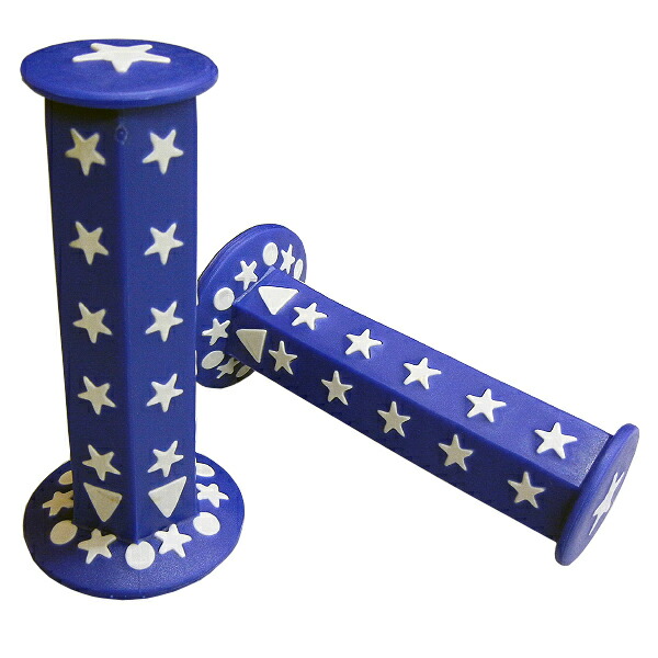 楽天市場】六角グリップ スター(星型) レッド 非貫通 22.2mmハンドル