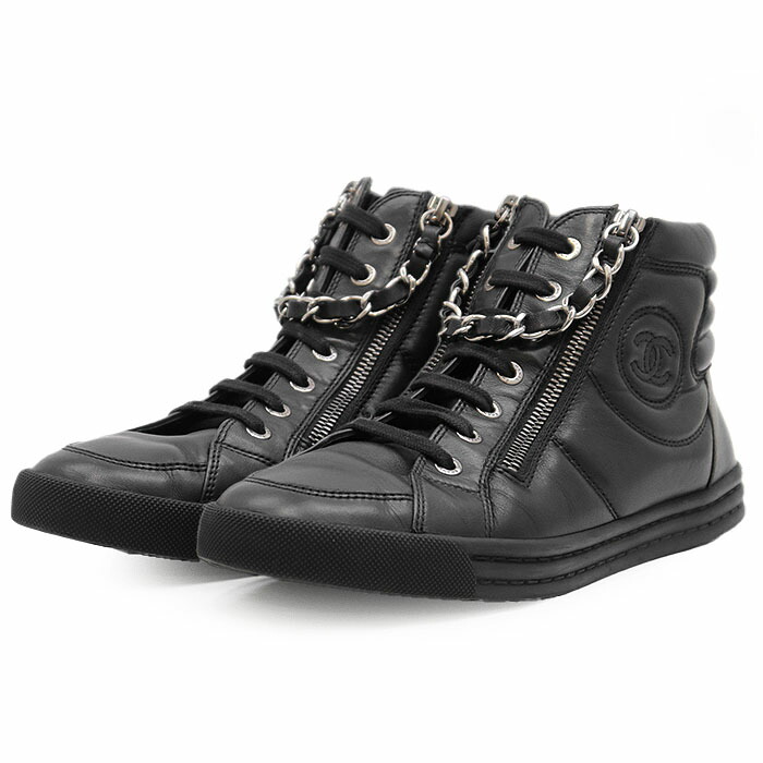 楽天市場】【未使用品】シャネル 【CHANEL】 レースアップシューズ