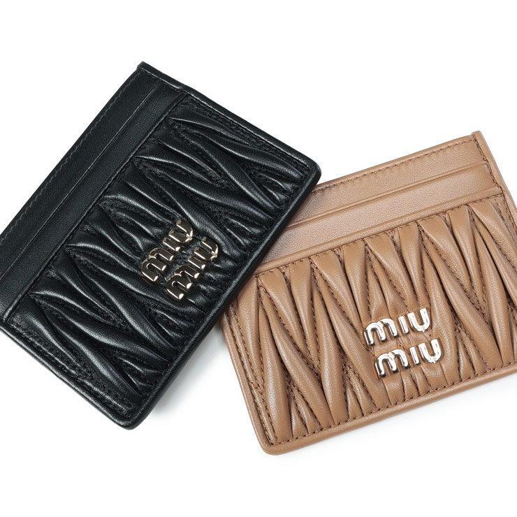 楽天市場】ミュウミュウ カードケース MIUMIU 名刺入れ リボン MADRAS