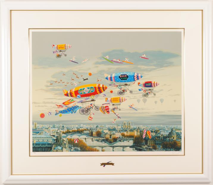 楽天市場】ヒロ・ヤマガタ ミレニアム インテリア 絵画 シルク